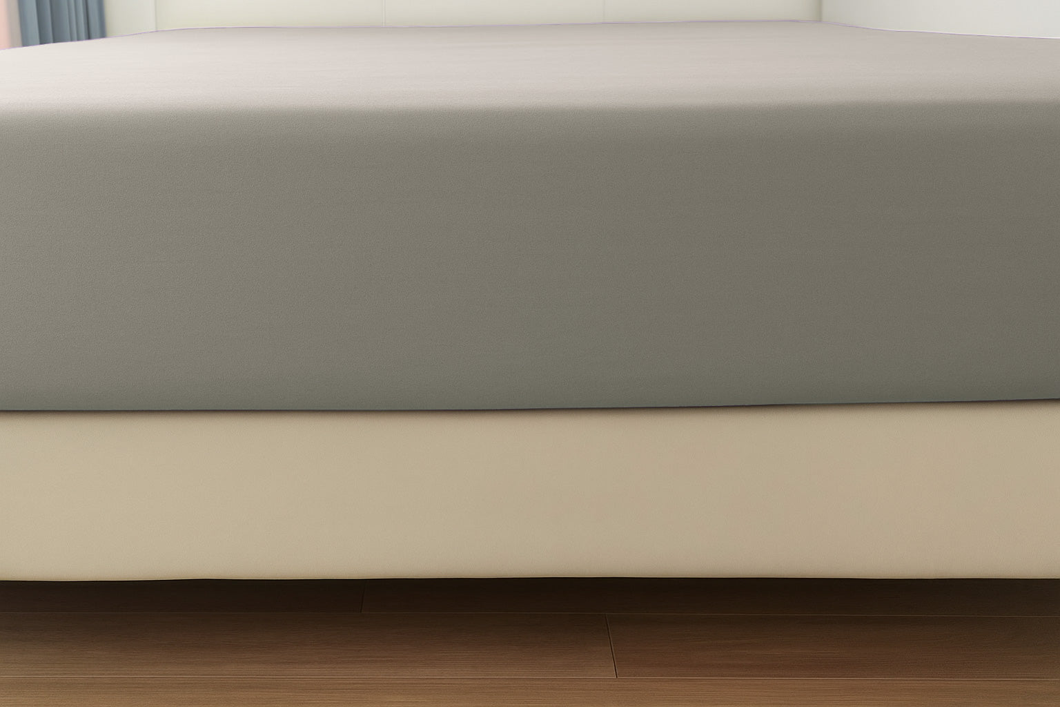 Microfibre Fitted Bed Sheet (Mink Stone)