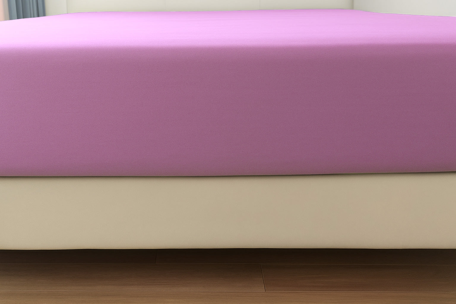 Microfibre Fitted Bed Sheet (Pink)