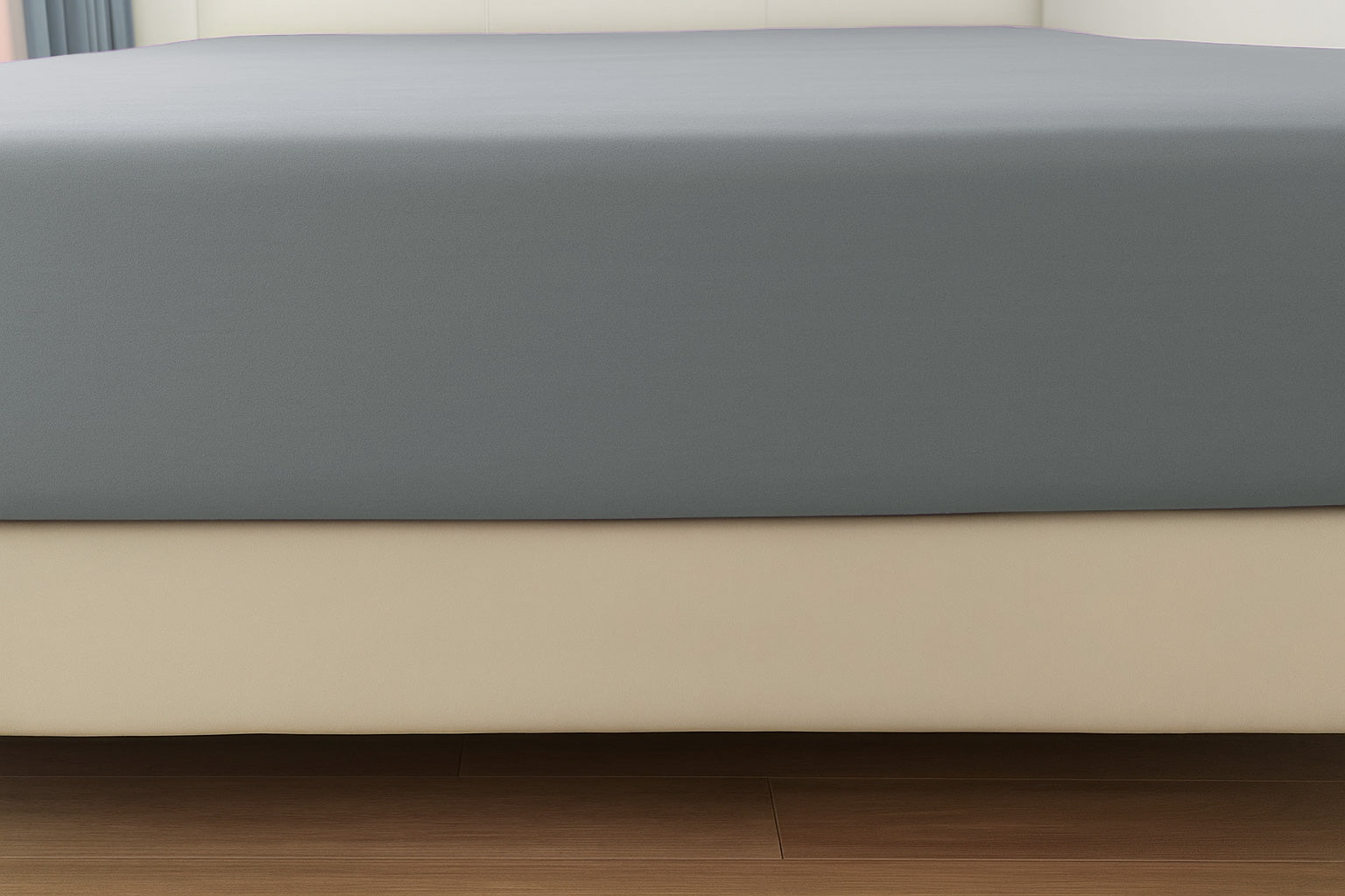 Microfibre Fitted Bed Sheet (Silver)