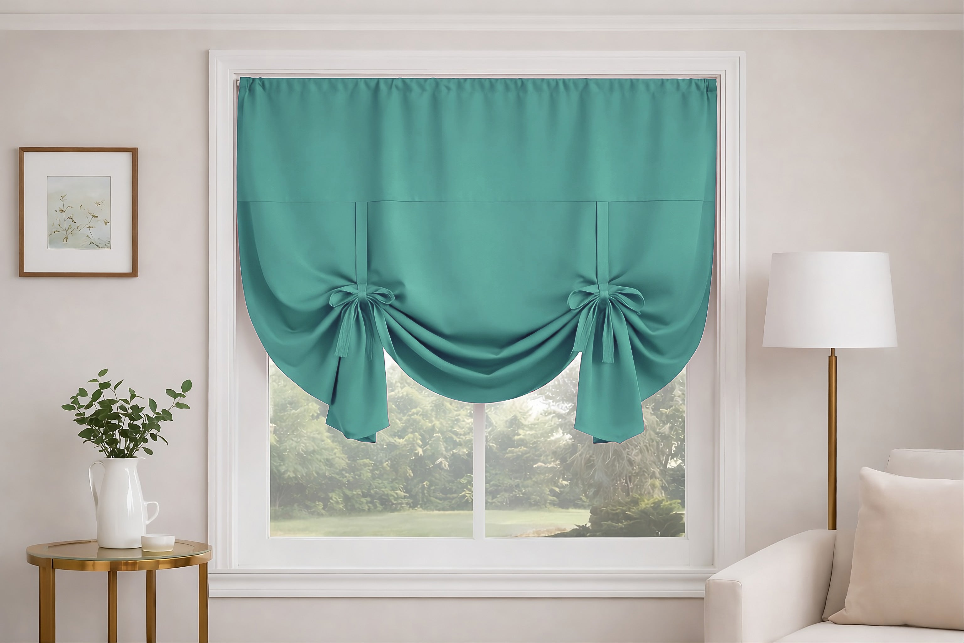 Thermal Blackout Tie Blinds 55" Wide