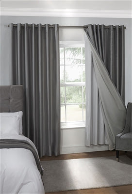 3 Pass Eyelet Top Ready Made Blackout Curtain Lining