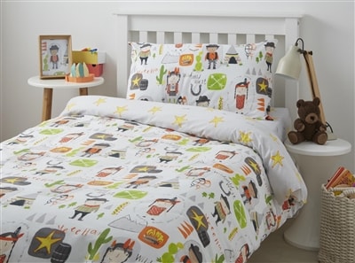 Cowboys And Indians Duvet Cover