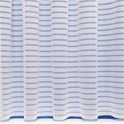 Paris Horizontal Stripe White Net Curtain