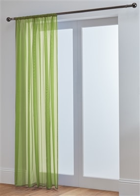 'Lucy' Lime Green Slot Top Voile Panel