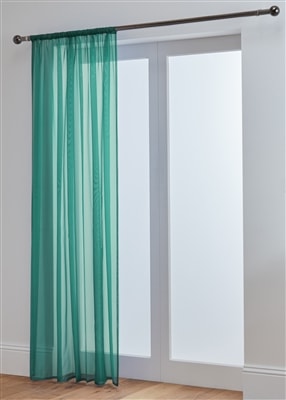 'Lucy' Teal Slot Top Voile Panel