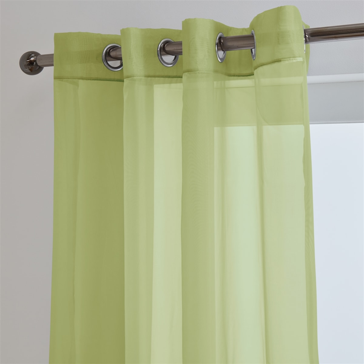 'Lucy' Lime Eyelet Ring Top Voile Panel